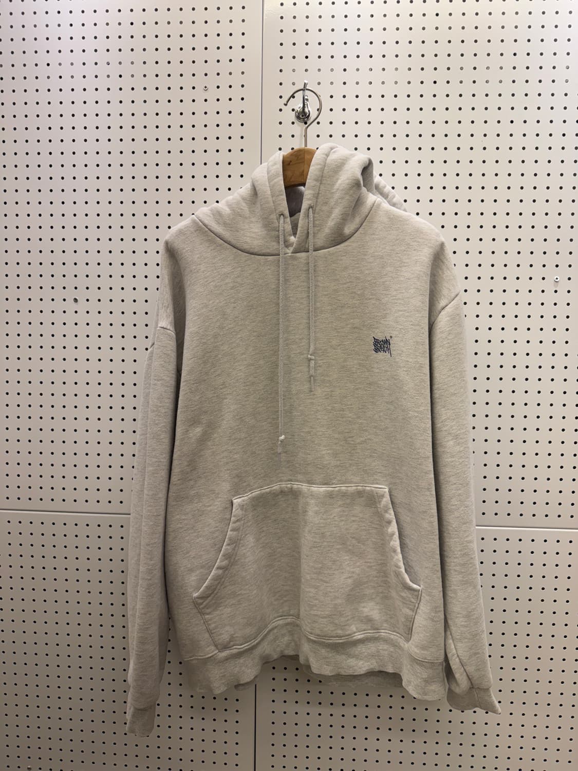 브라운브레스 빅 로고 그레이 후드티 U488 상품이미지2