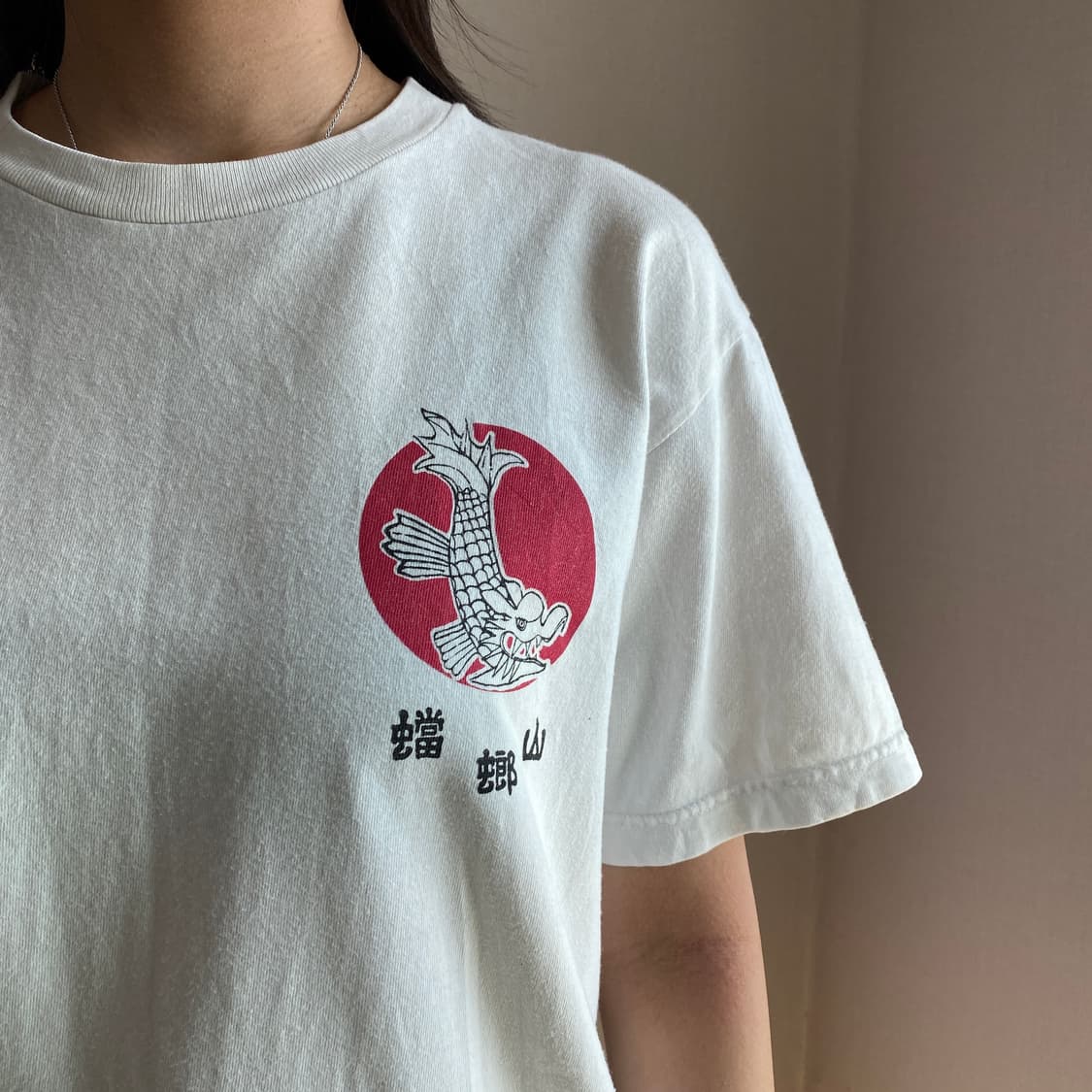 🐲 [Rare] Printstar '蟷螂山(당랑산)' 헤비웨이트 티셔츠 상품이미지2