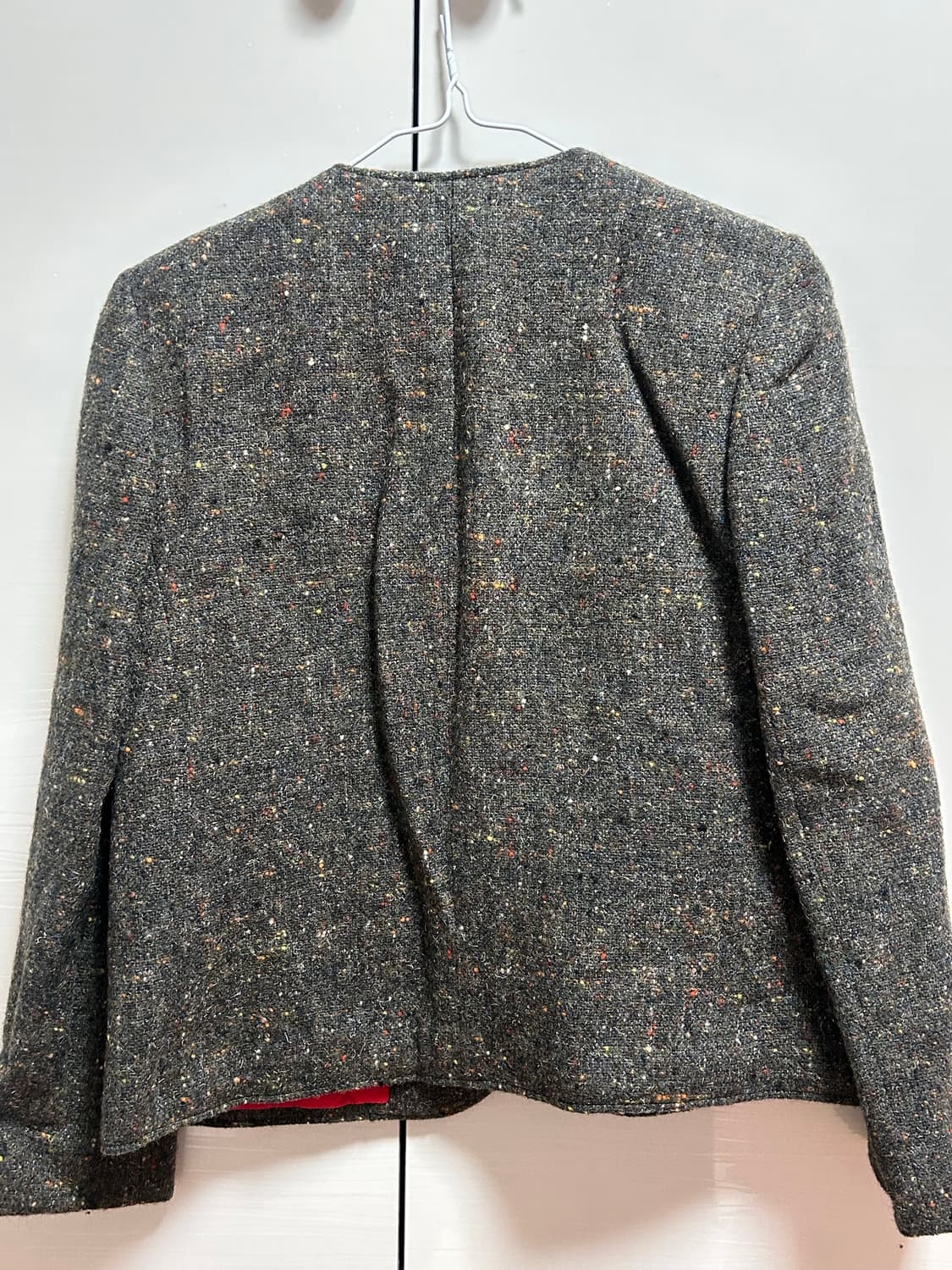 빈티지 트위드 자켓 여성용 상품이미지3