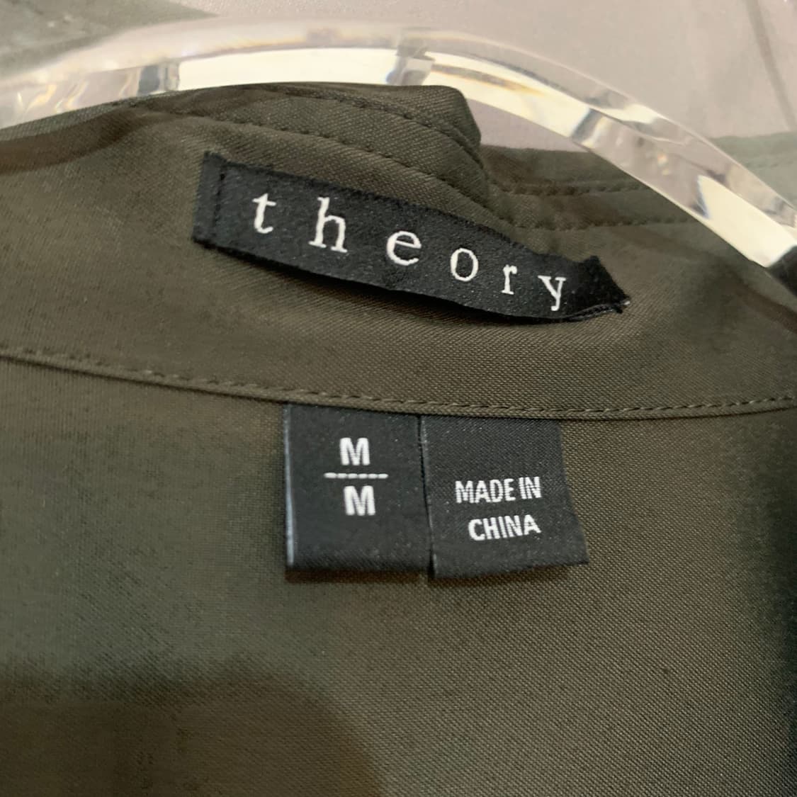 M THEORY 띠어리 LARRISSA2 그레이 스판 블라우스 셔츠 상품이미지5