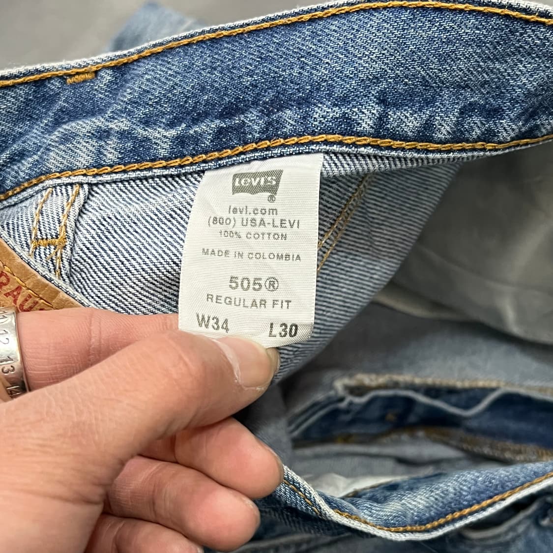  리바이스 505 데님 팬츠 y15215 상품이미지6