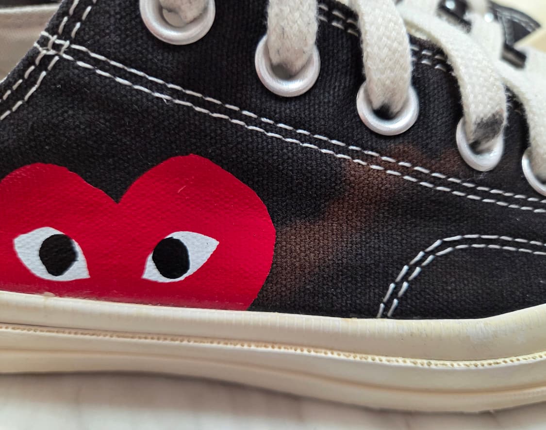 꼼데가르송  x 컨버스  로우 스니커즈 상품이미지2