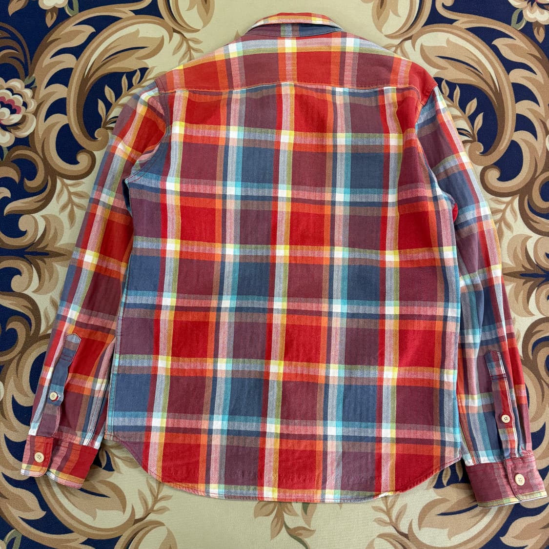 (L)JPN 디키즈 Dickies 워크웨어 투포켓 체크셔츠 상품이미지5