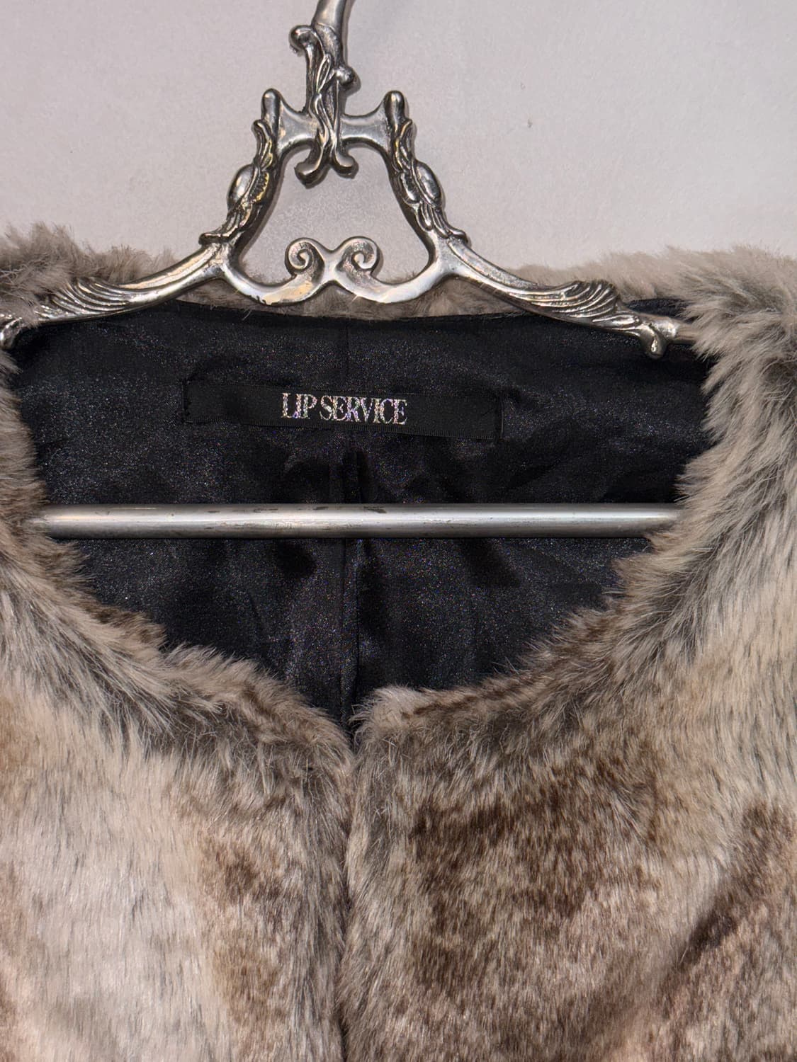 Lip Service mixed brown fake fur jacket  상품이미지4