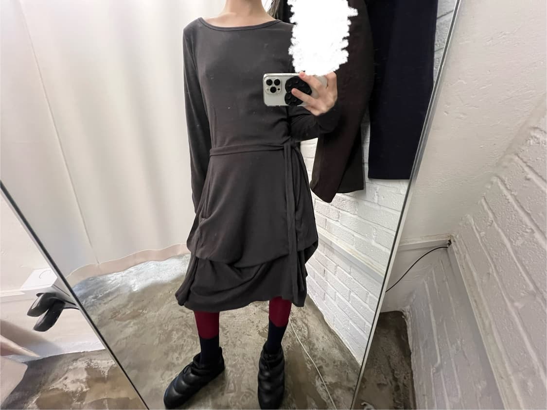 vintage drape onepiece 상품이미지1