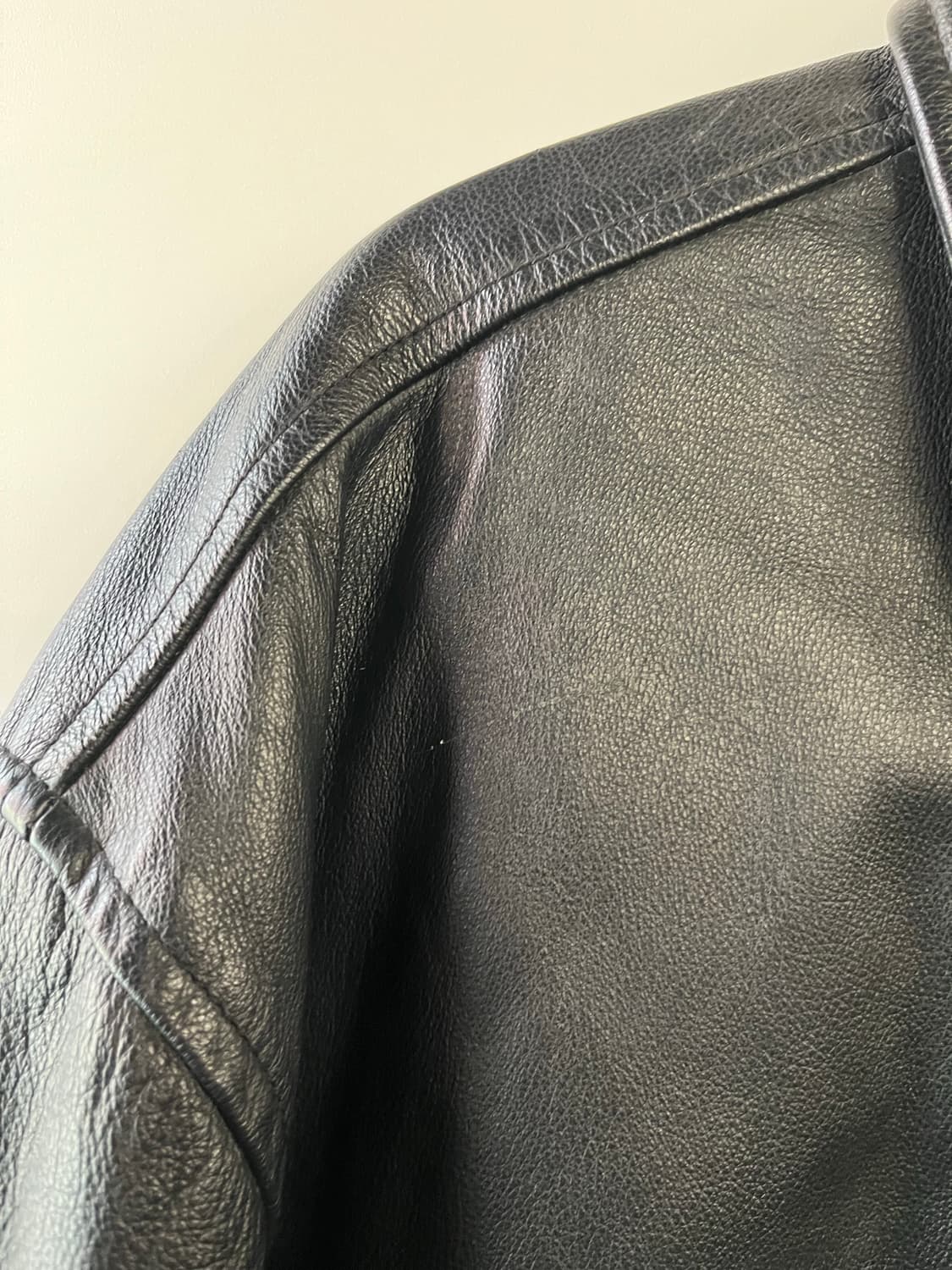 90s 올드갭 레더 자켓 상품이미지4