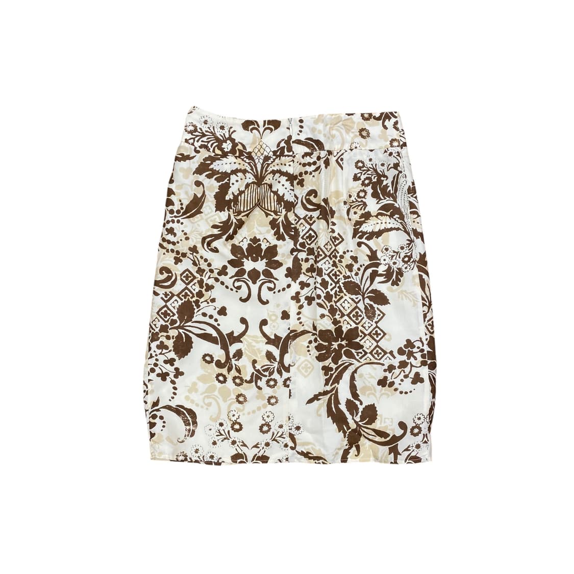 Marella, brown pattern mid skirt  상품이미지1