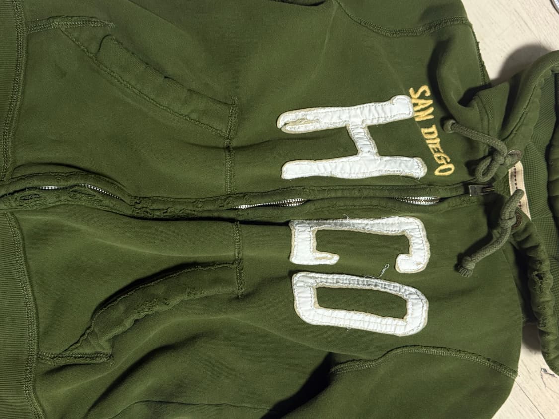 홀리스터 말차 후드집업  상품이미지1