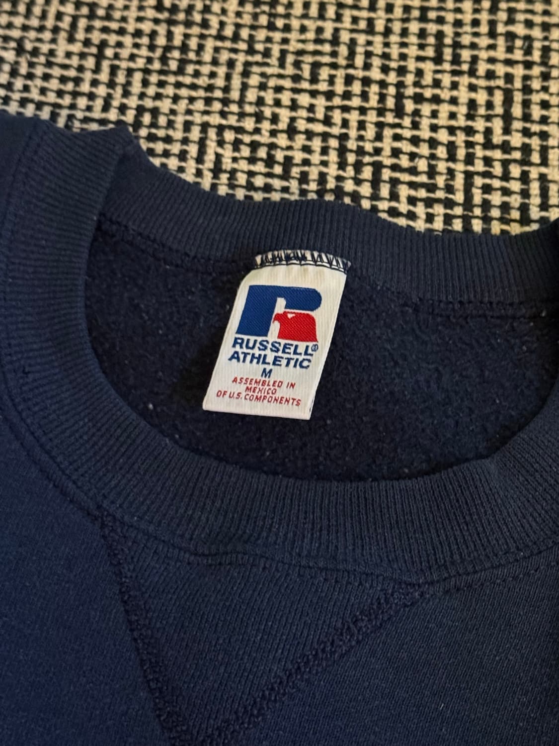 90s mexico 러셀 미시건 스웻셔츠 네이비 M 상품이미지2