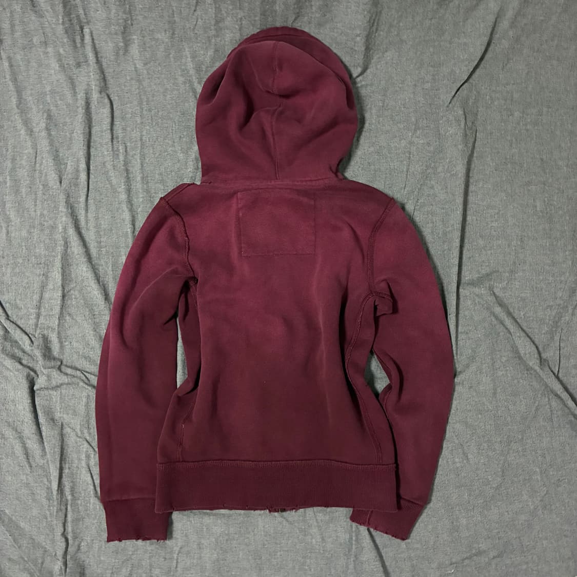 아베크롬비 버건디 후드집업 S사이즈 상품이미지4