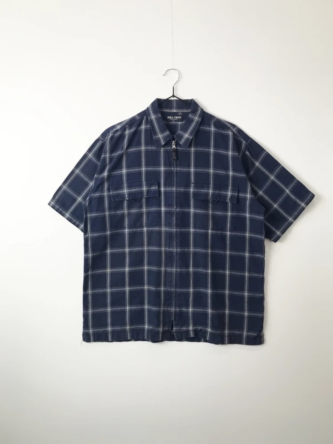Hill Crop Check Zip Shirt 상품이미지4