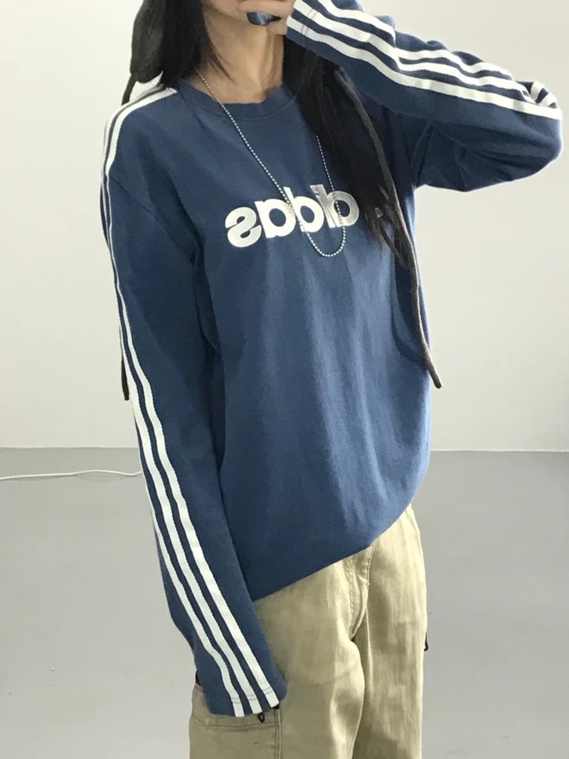 아디다스 네이비 롱슬리브 상품이미지3