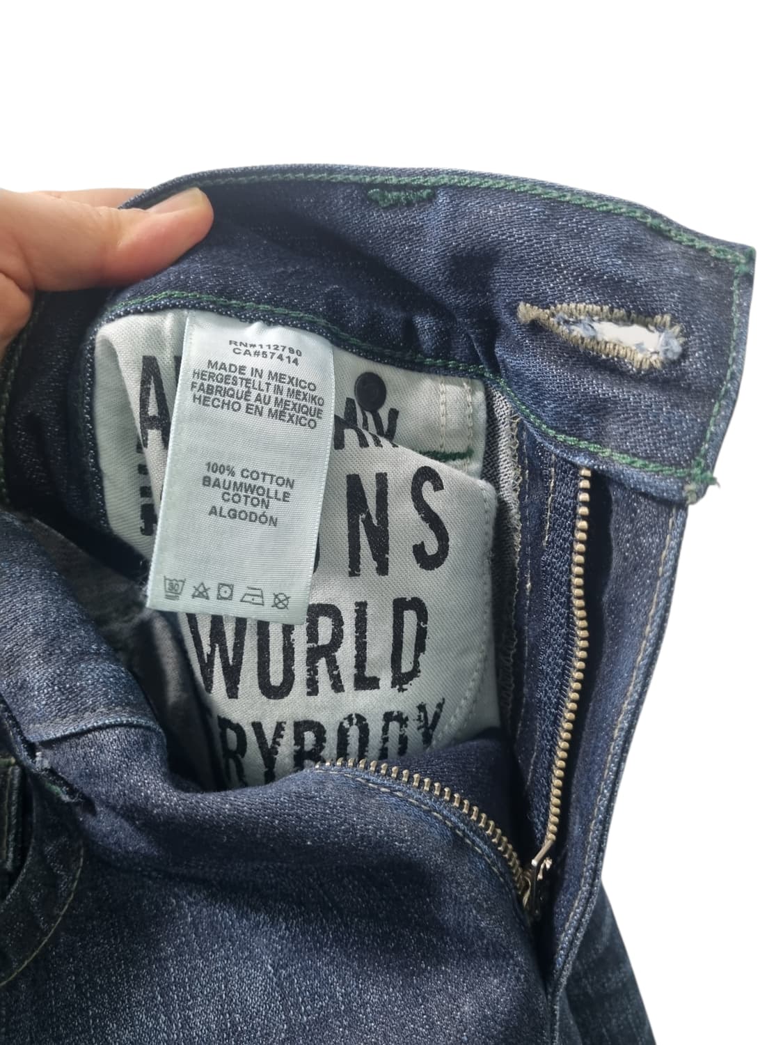 트루릴리젼 GENO 릴렉스 슬림 데님 청바지 34 상품이미지4