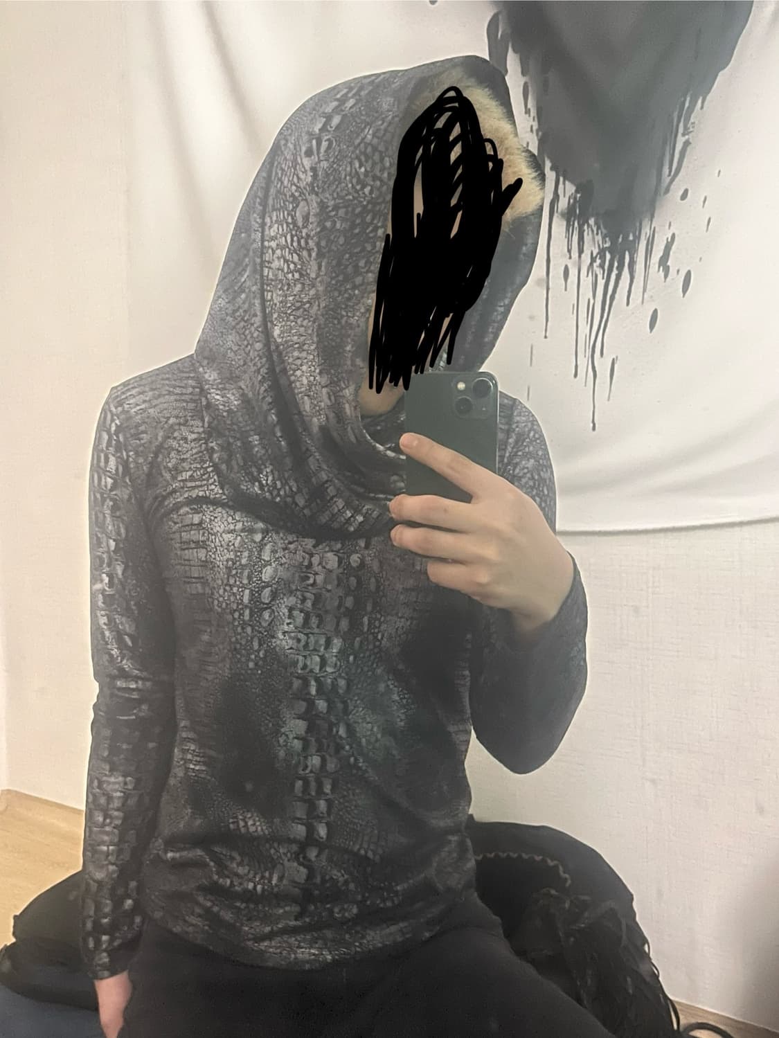 Tornado mart drape neck long sleeve 상품이미지3