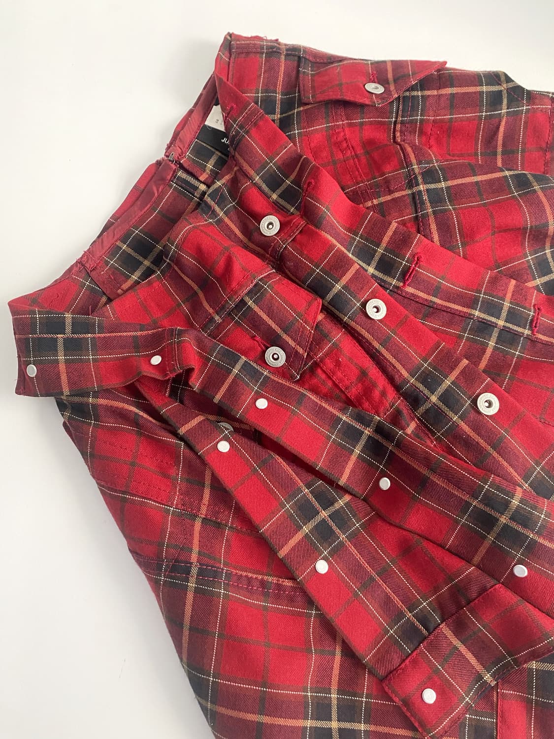 준야와타나베 리빌딩 트러커 자켓 레이어드 스커트 상품이미지6