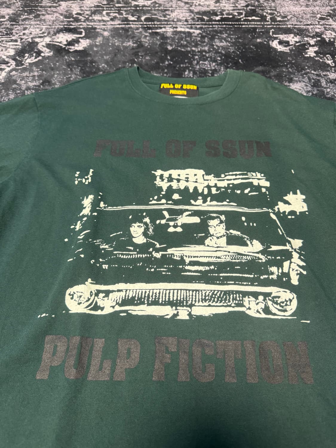 FULL OF SSUN Dark Green T-shirt 상품이미지2