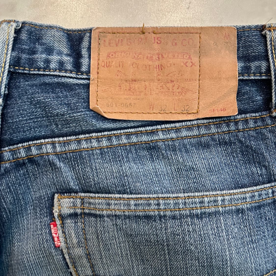 90s USA LVC 리바이스 501-0657 데님 팬츠 상품이미지9