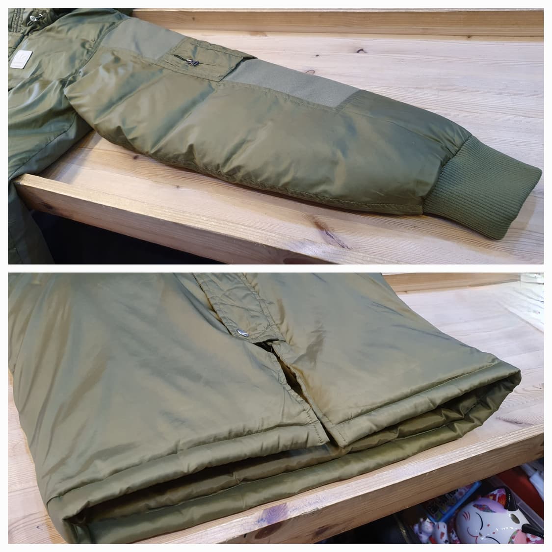 66/77.아디다스 다운 롱 봄버점퍼 상품이미지6