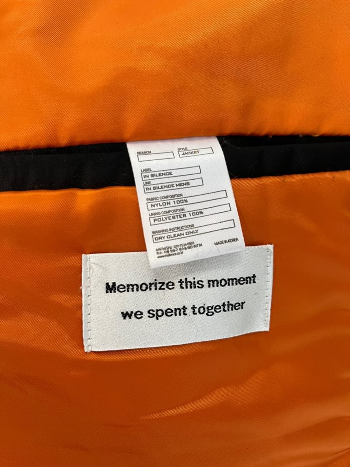 인사일런스 항공 점퍼/#3394 상품이미지4