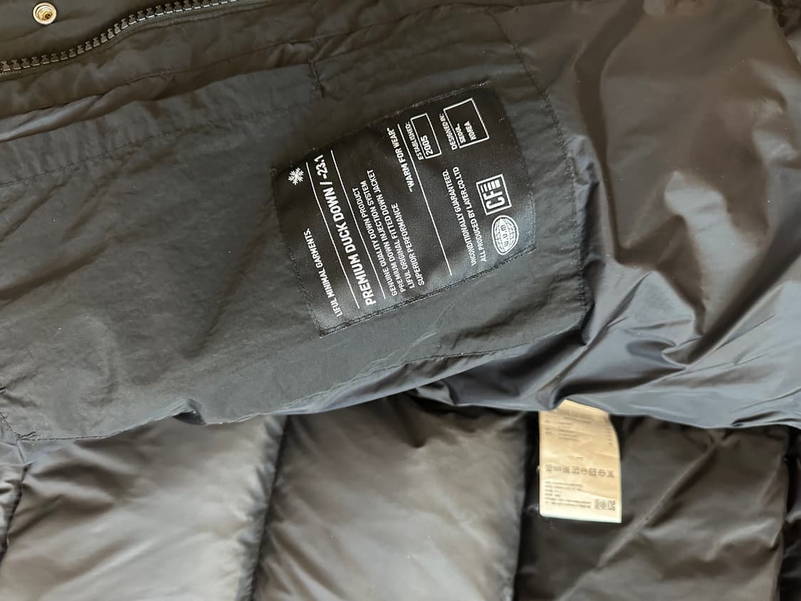 LIFUL MINIMAL GARMENTS 롱패딩 블랙 L 상품이미지3