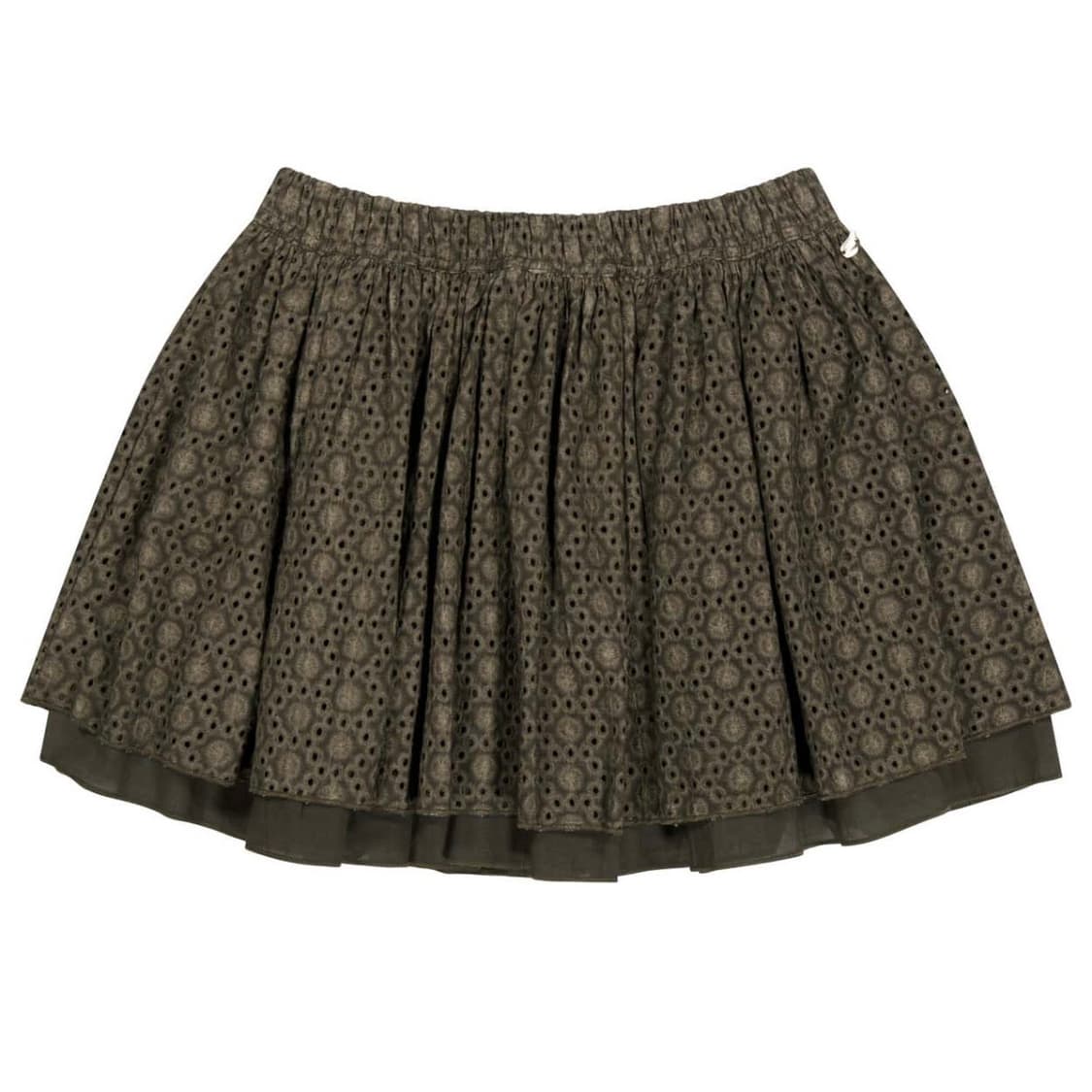 코이세이오 Coyseio FLOWER PUNCHING SKIRT 브라운 상품이미지1