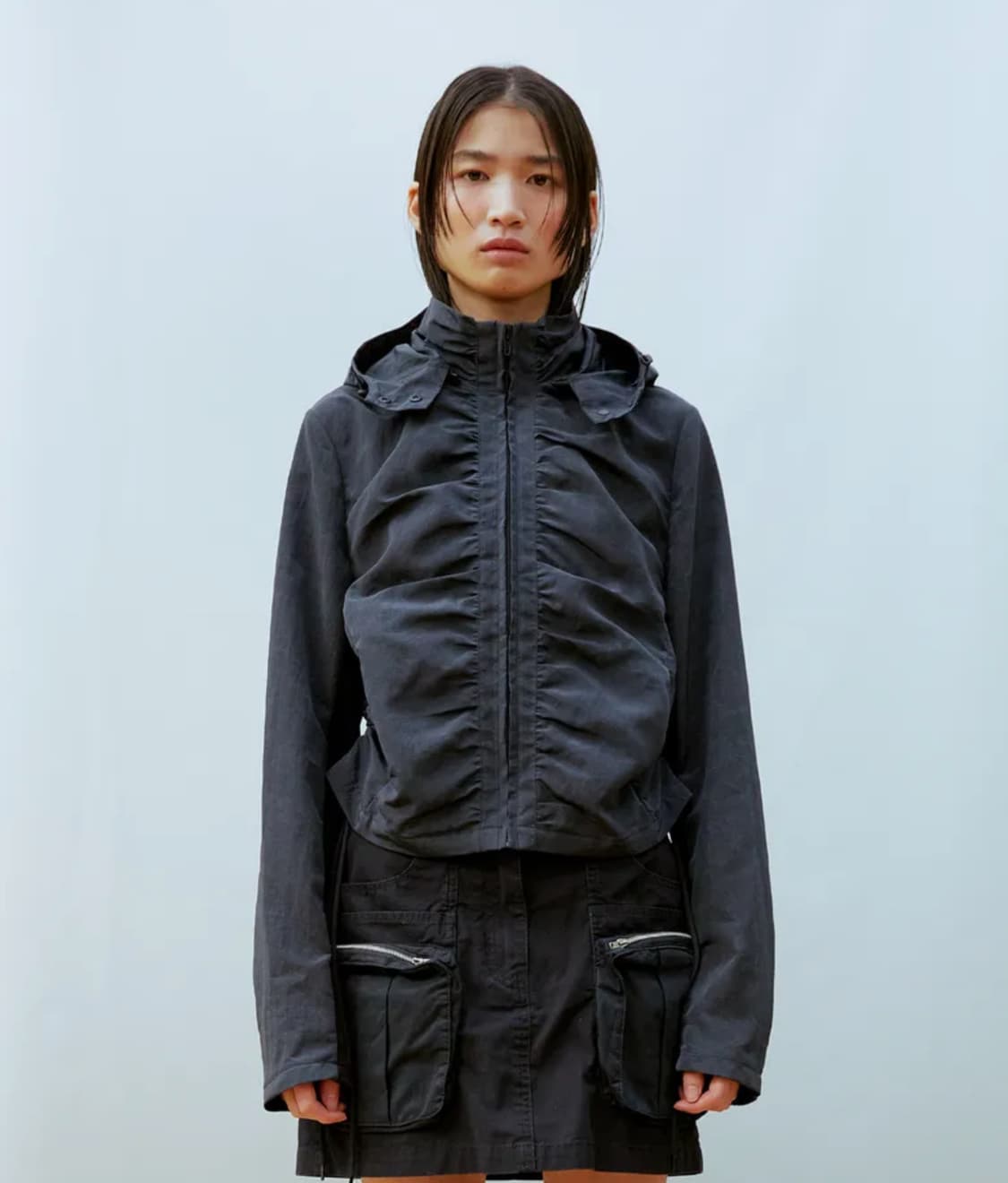 13month Recycle Shirring Windbreaker 상품이미지1