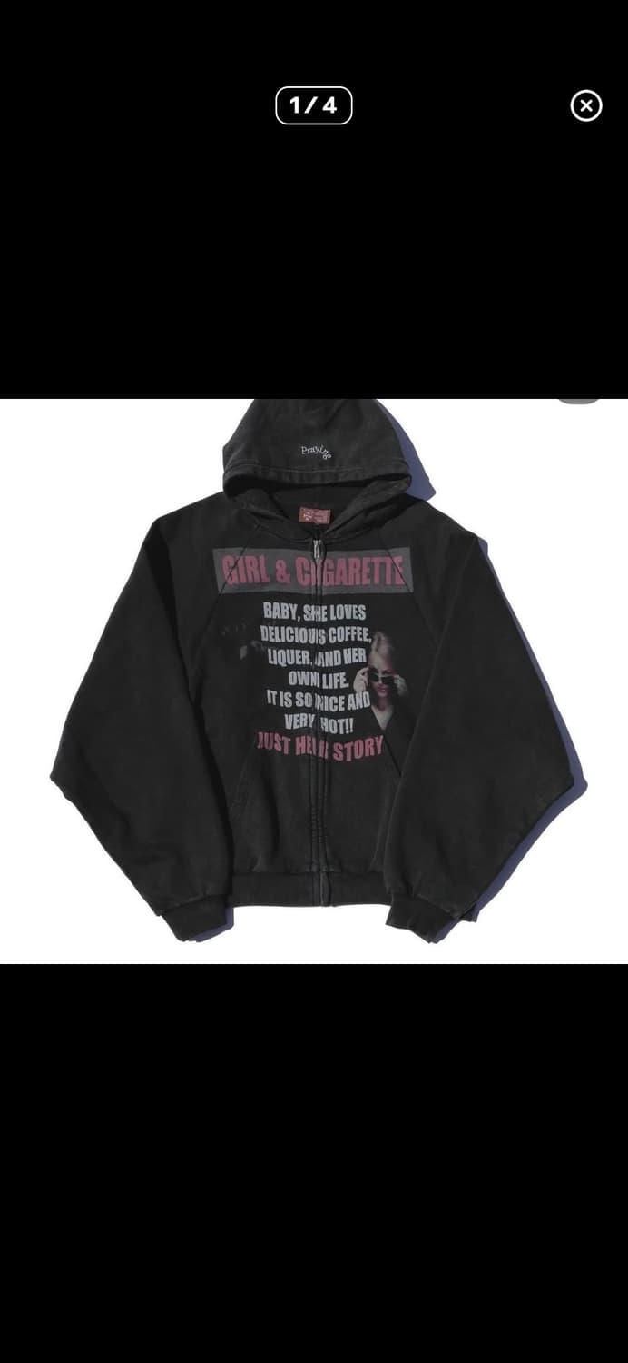 (구매) 프레잉 후드 집업 상품이미지1