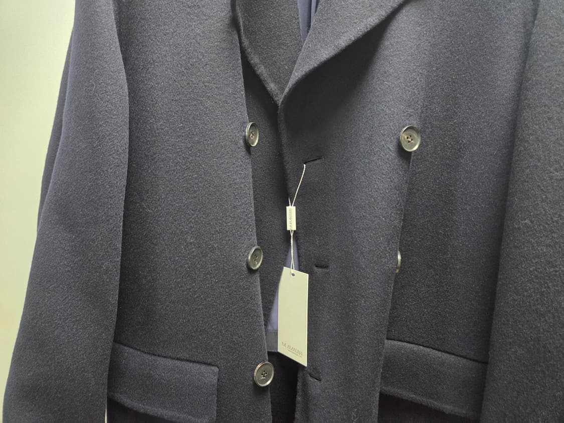 마마가리 봉코트 다크네이비 46 사이즈 상품이미지3