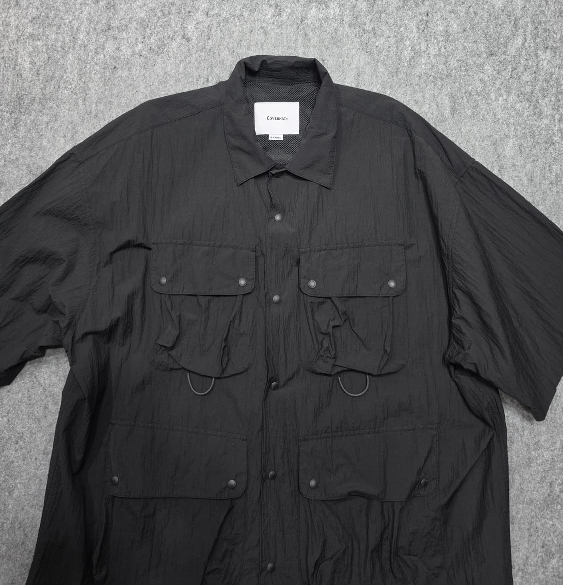 커버낫 유틸리티 멀티포켓 나일론 반팔 셔츠 XL 상품이미지3