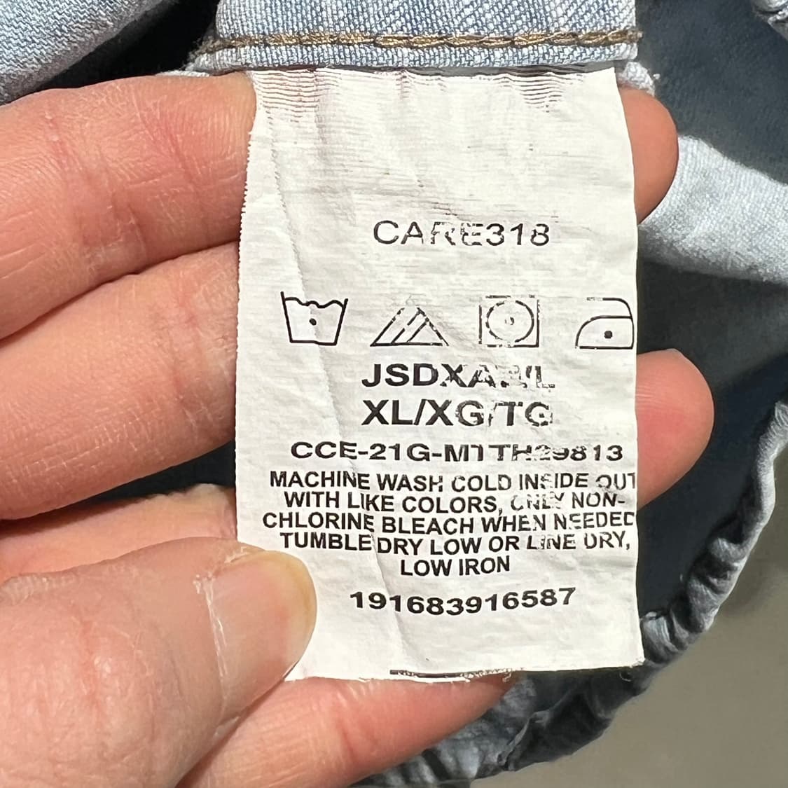 랭글러 투포켓 데님셔츠 s08859 상품이미지7