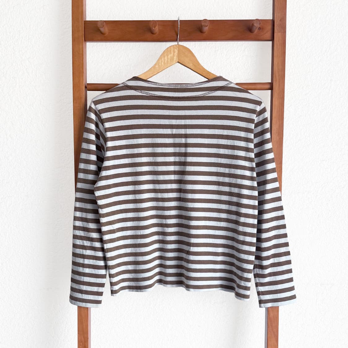 코코아 버튼 스트라이프 티 상품이미지6