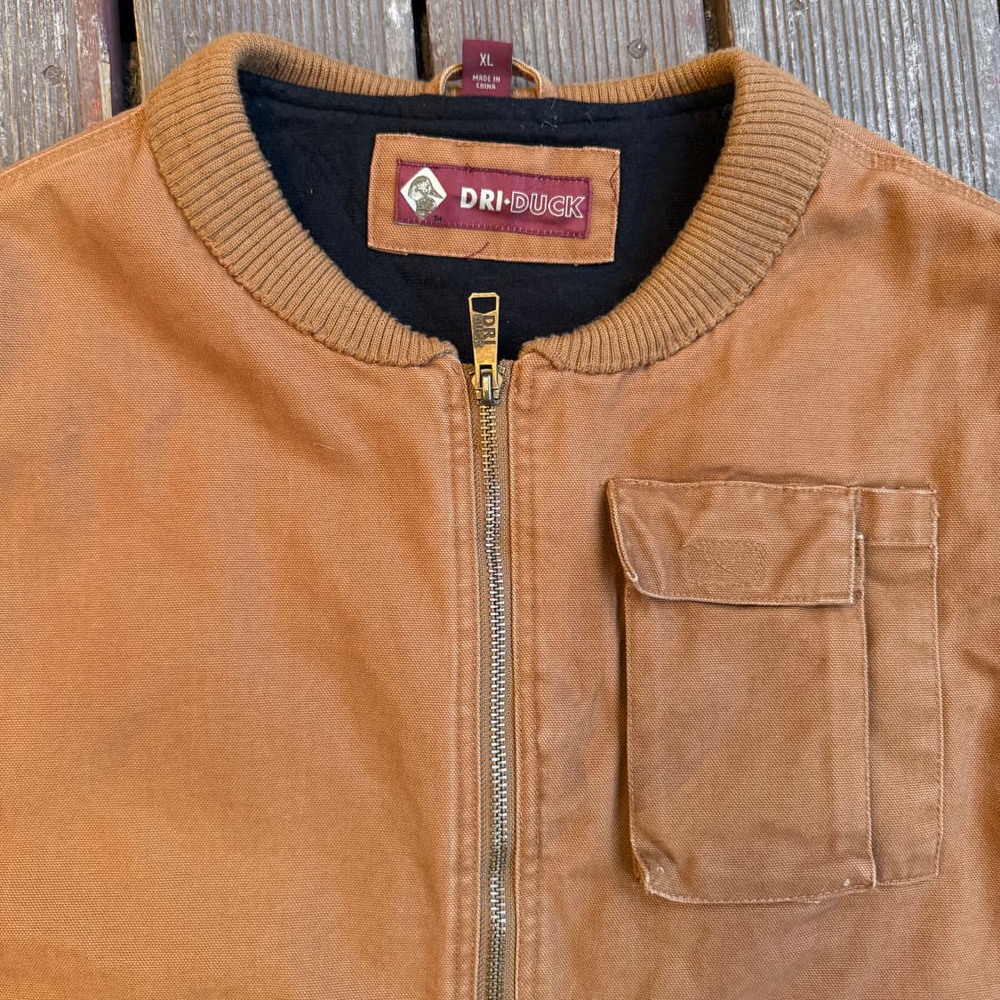 빈티지 양털 워크 베스트 브라운 상품이미지2