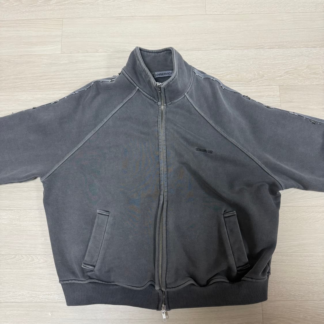 [604service] beaded track jacket 상품이미지2