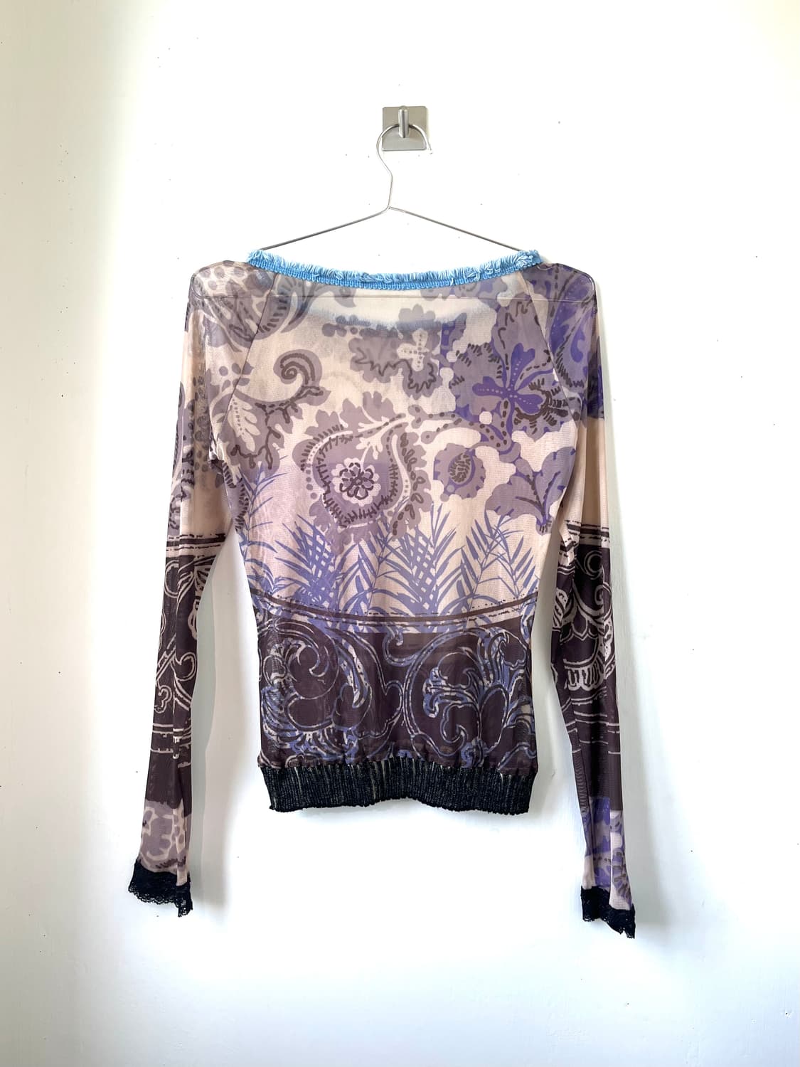 Ethnic mesh top 상품이미지2