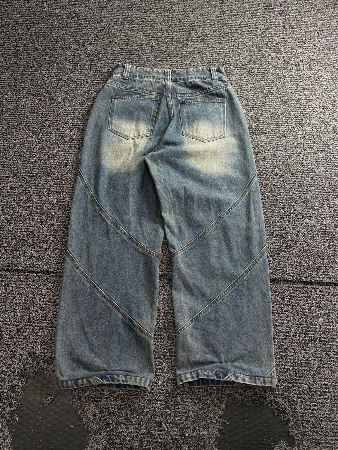 빈티지 아카이브 커브드 디테일 와이드핏 데님 팬츠 4970 상품이미지4