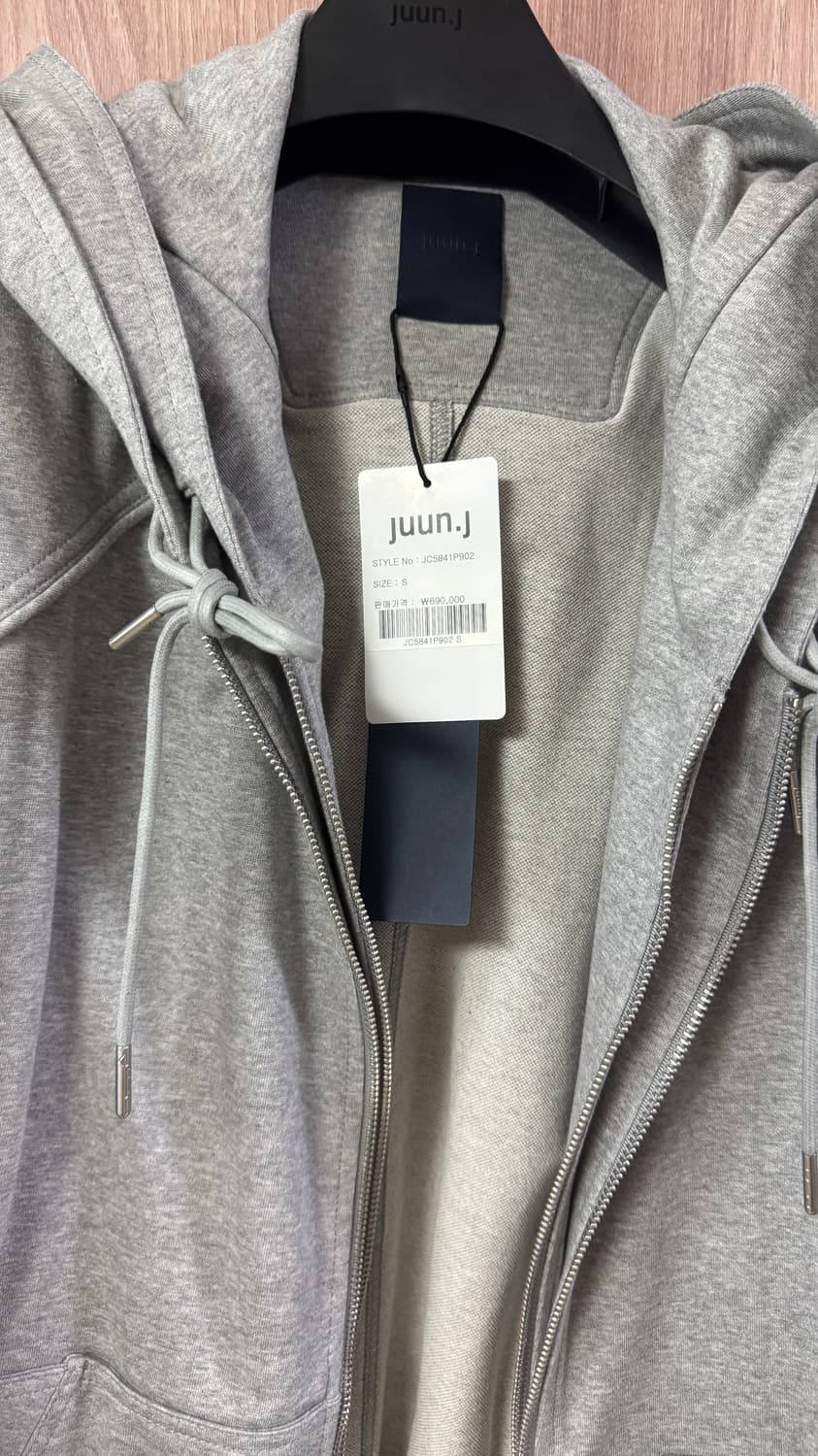 준지 25fw 더블레이어드 후드집업 s 상품이미지5