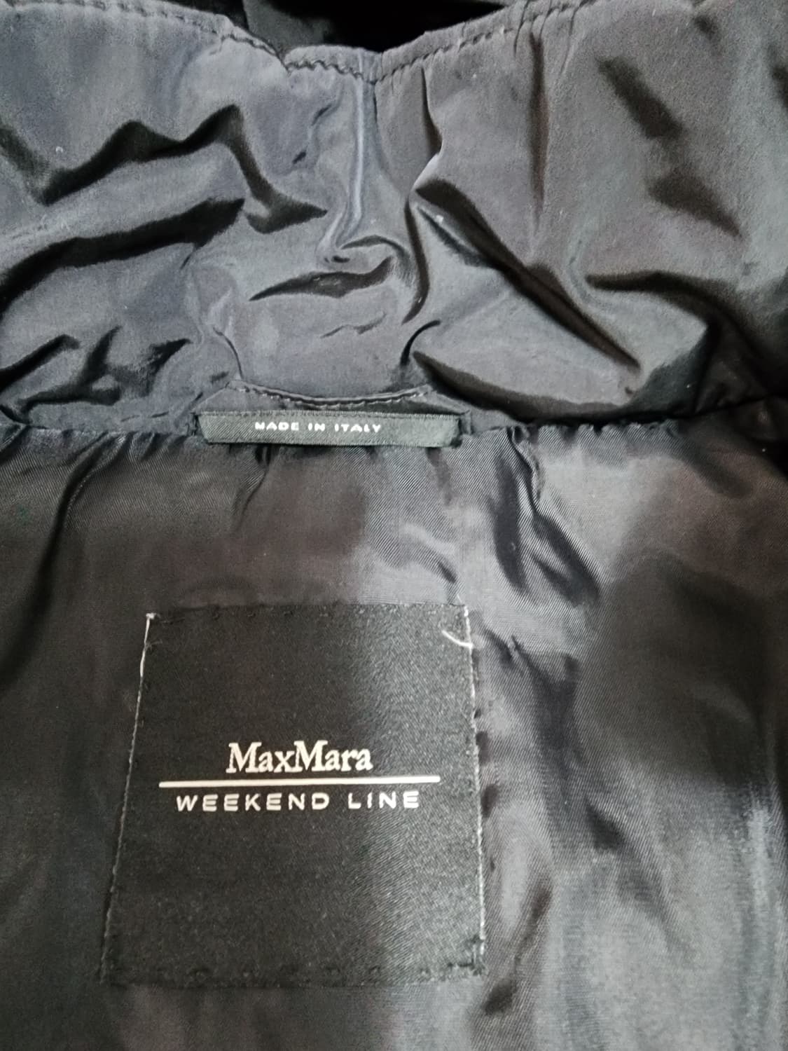 막스마라 후드 퍼 블랙 패딩 점퍼 상품이미지3