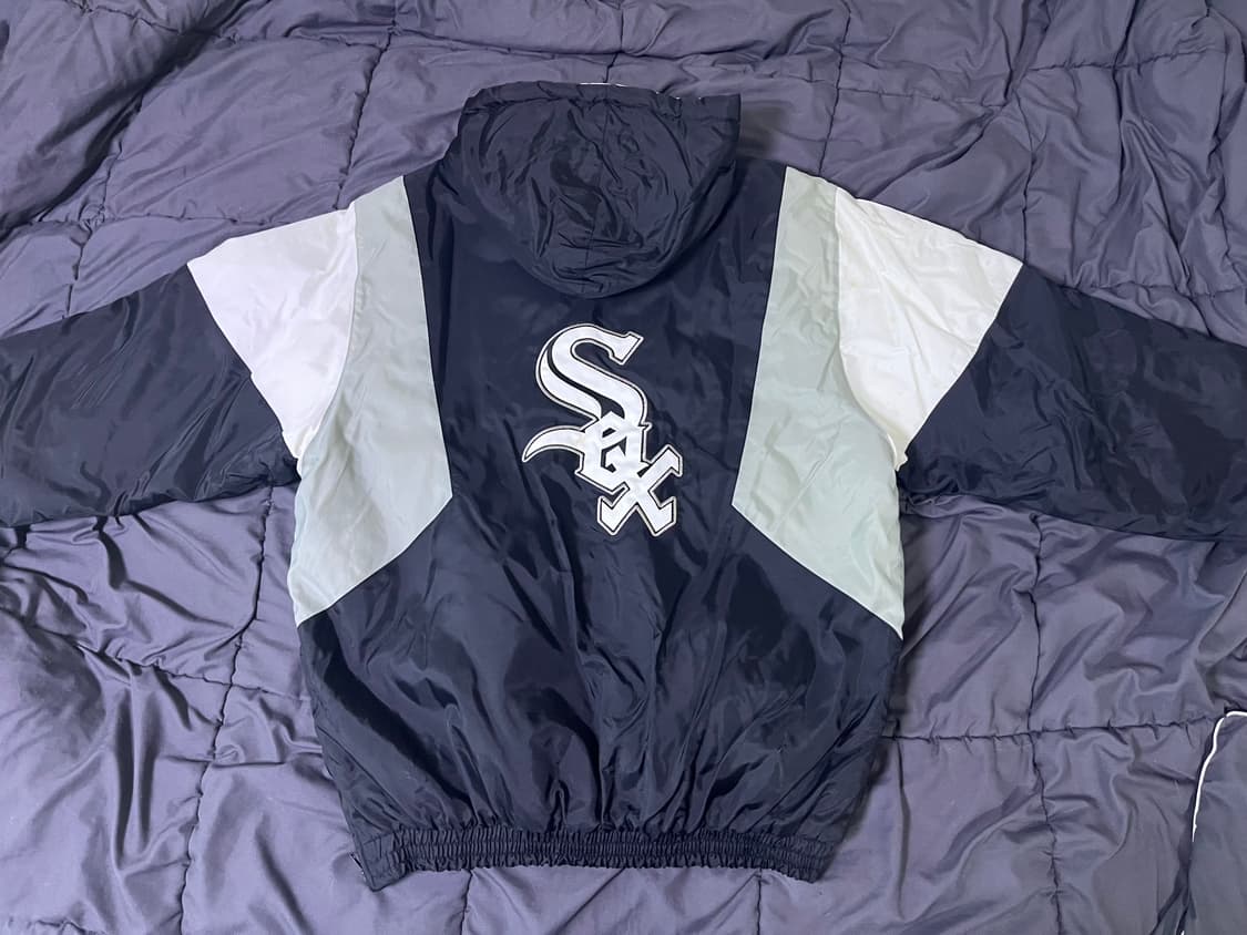 마제스틱 화이트삭스 누빔 아노락 점퍼 상품이미지1