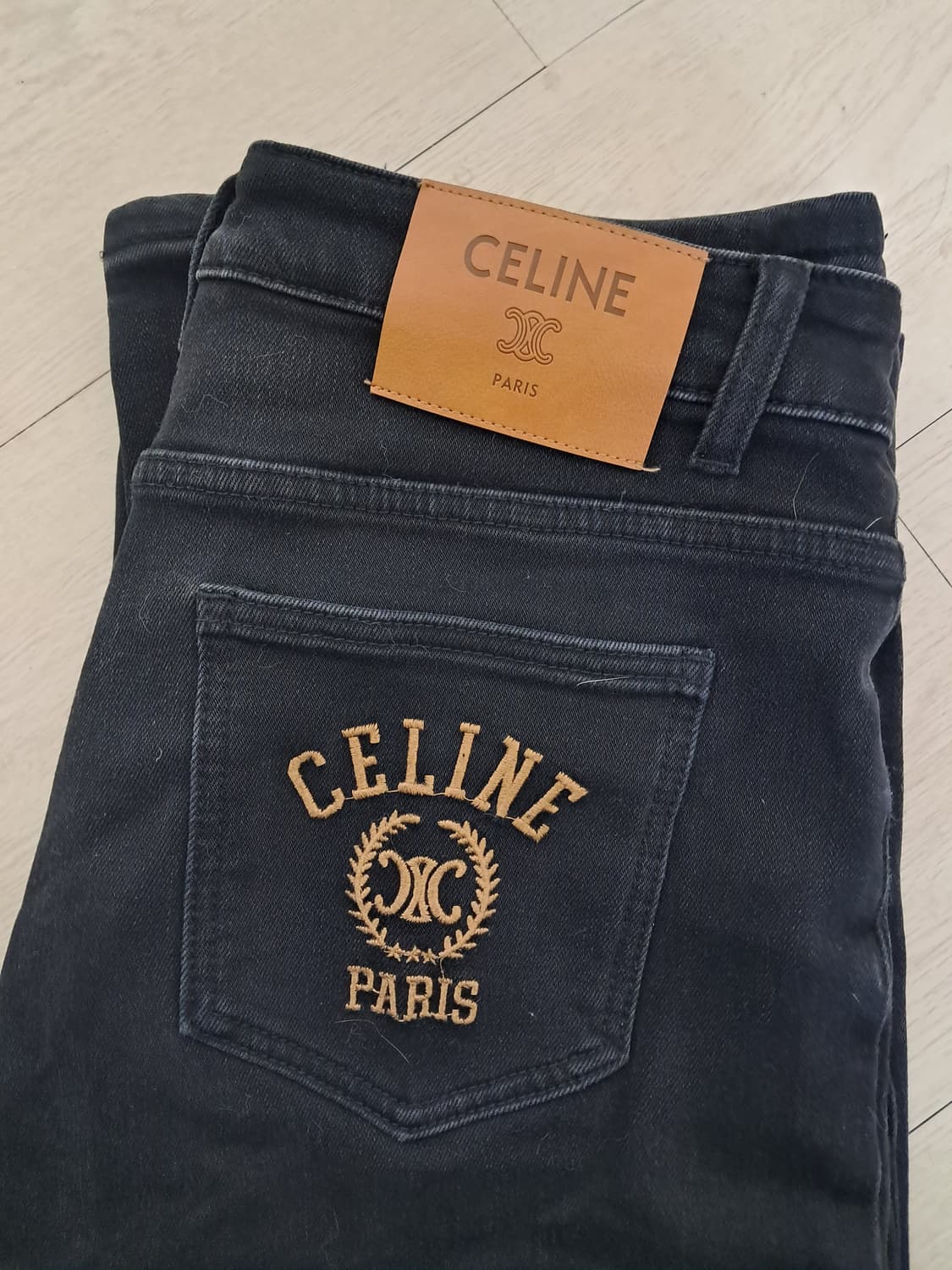 셀린느 블랙진 L사이즈 상품이미지1