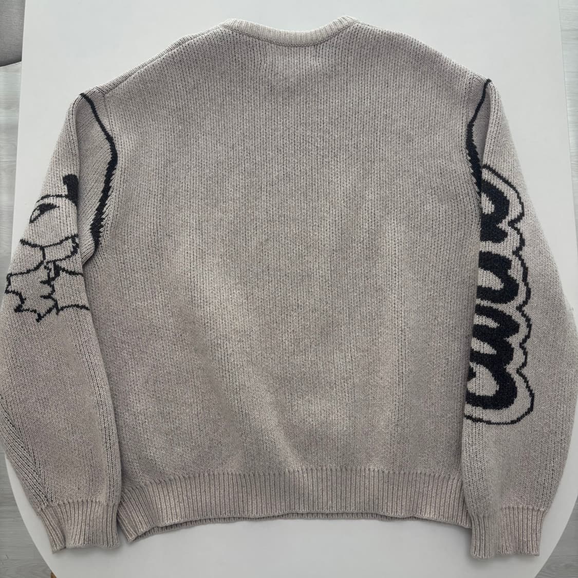 니트 맨투맨 CARNE BOLLENTE Cartoon Wetwork -  상품이미지4