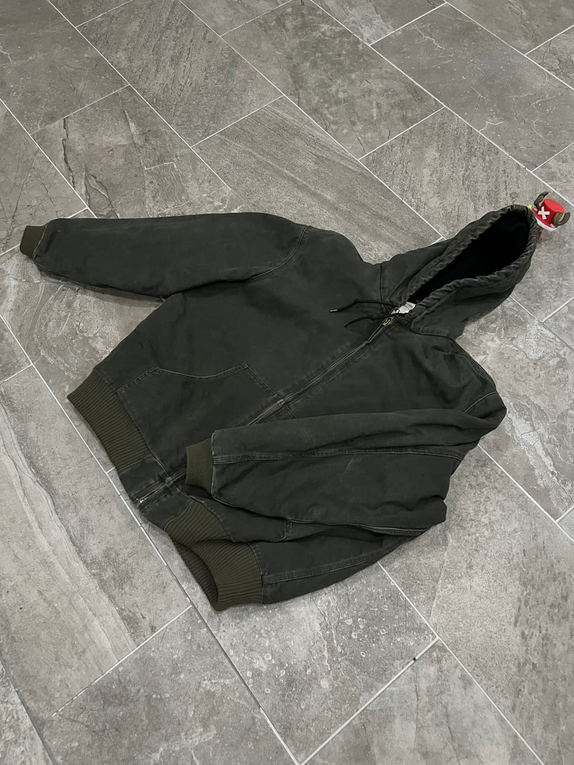 (XL) 칼하트 후드 덕 액티브 자켓 J130 MOS 모스그린 상품이미지8