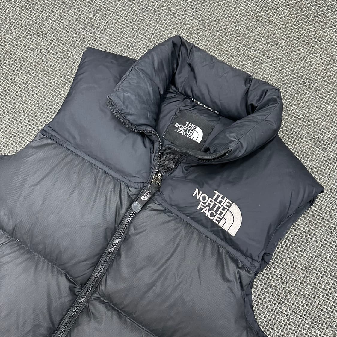노스페이스 700 구스다운 눕시 블랙 패딩 조끼 85 상품이미지4