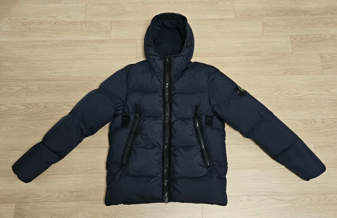 (정품)21FW 스톤아일랜드 크링클랩스 후드 다운패딩 M(100) 특A 상품이미지2