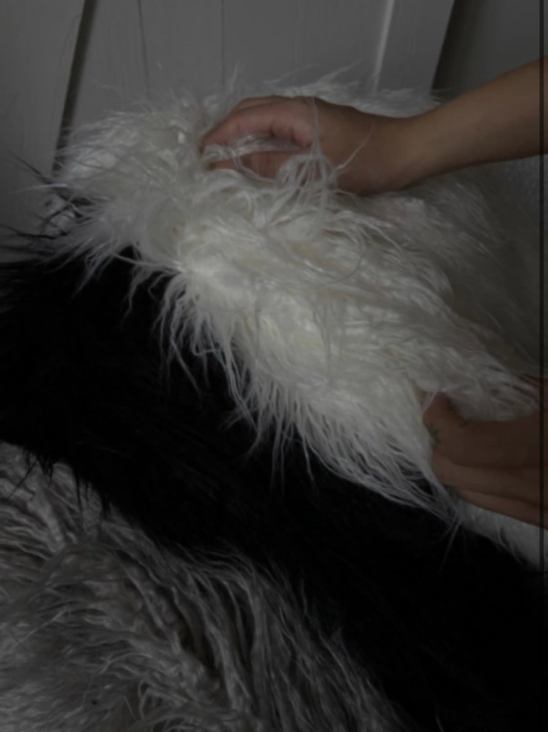 오도어 크루엘라 퍼자켓 - 화이트 상품이미지3