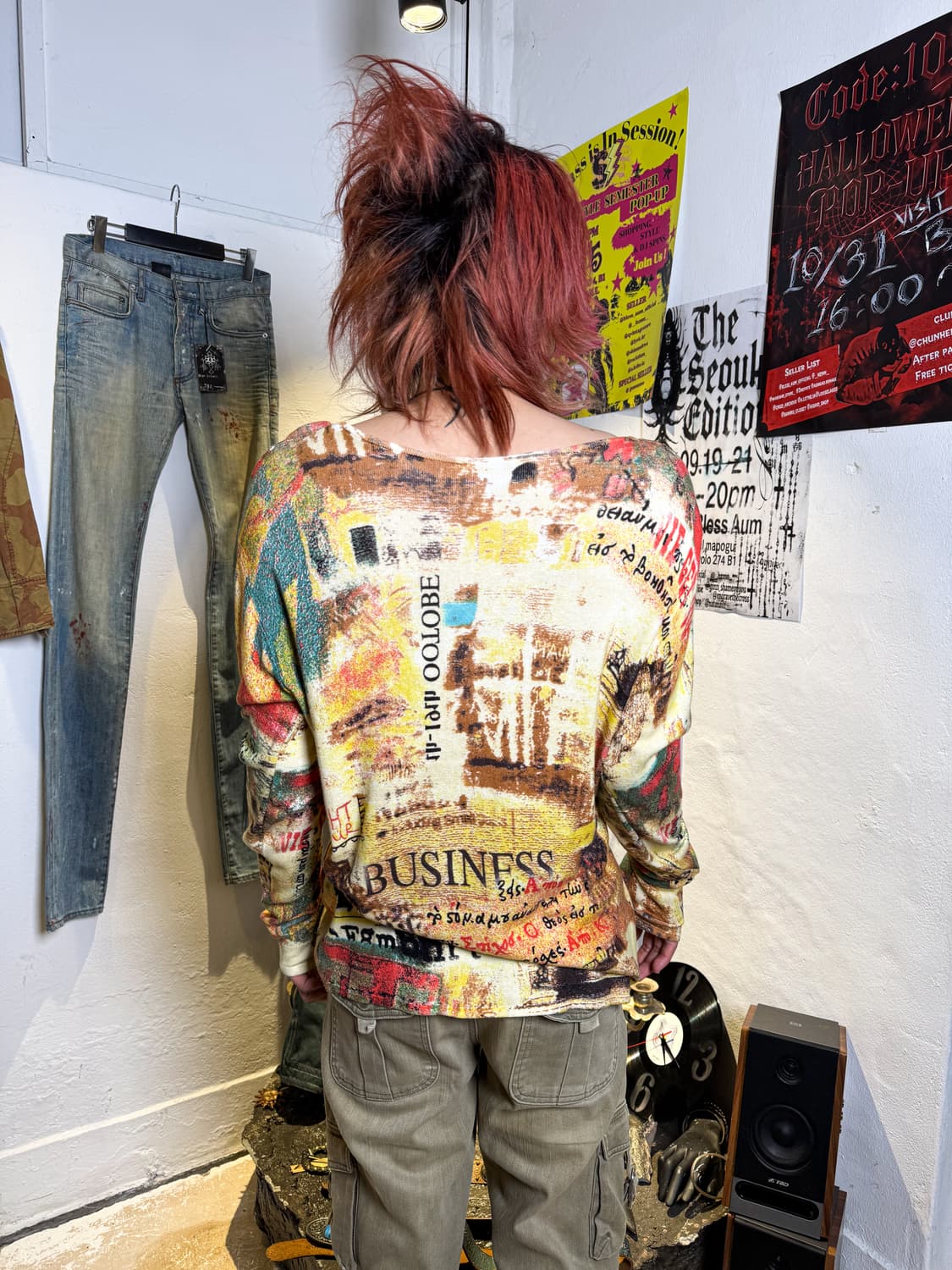 Abstract Print Long Sleeve 상품이미지5