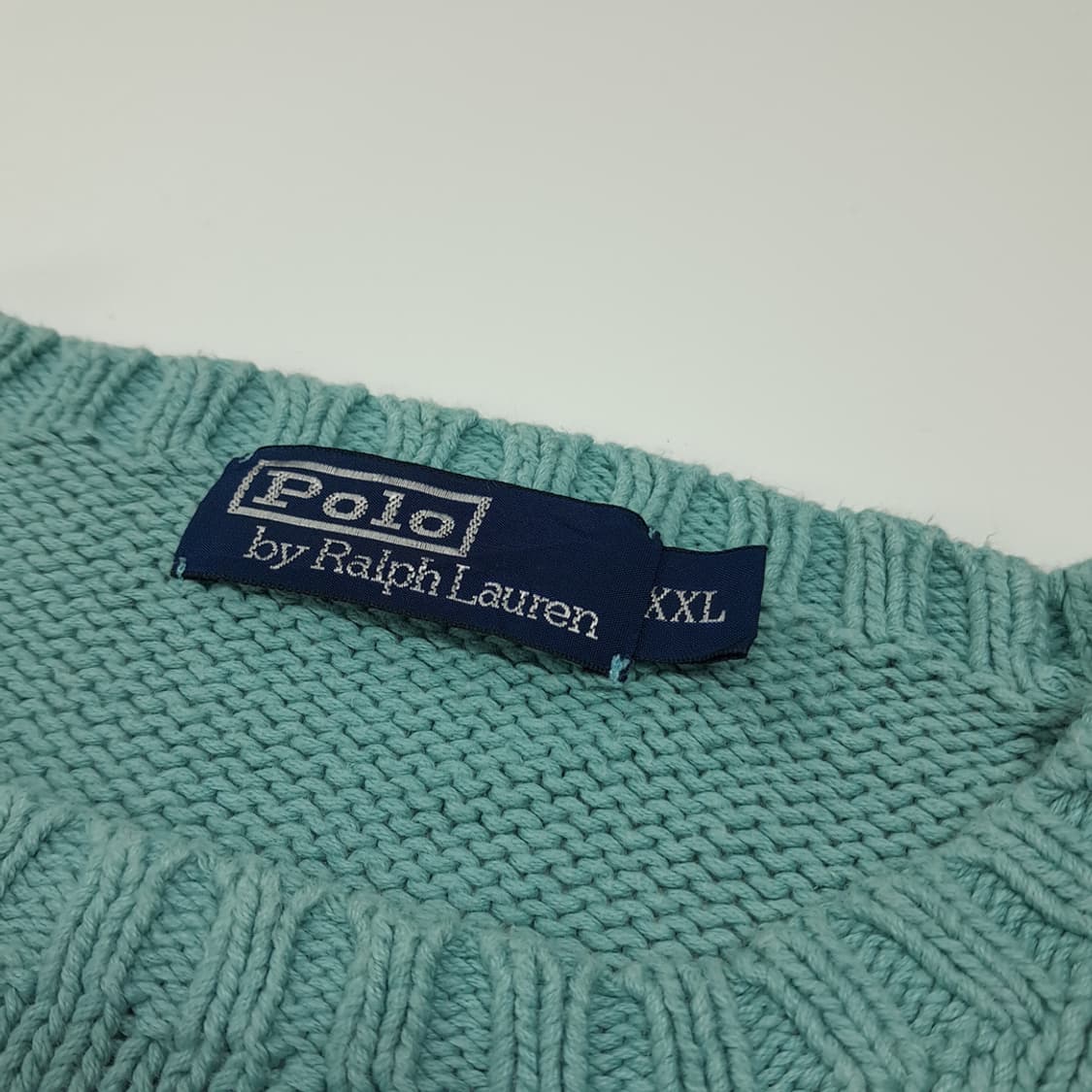 CL062 2XL 폴로 랄프로렌 90s 린넨 & 코튼 블렌드 에메랄드  상품이미지3