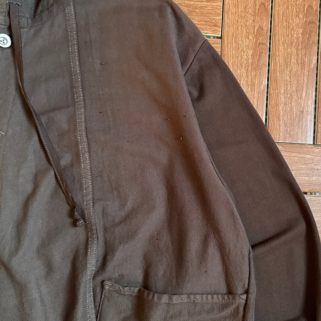 Arte povera military mix hoodie jacket 상품이미지5