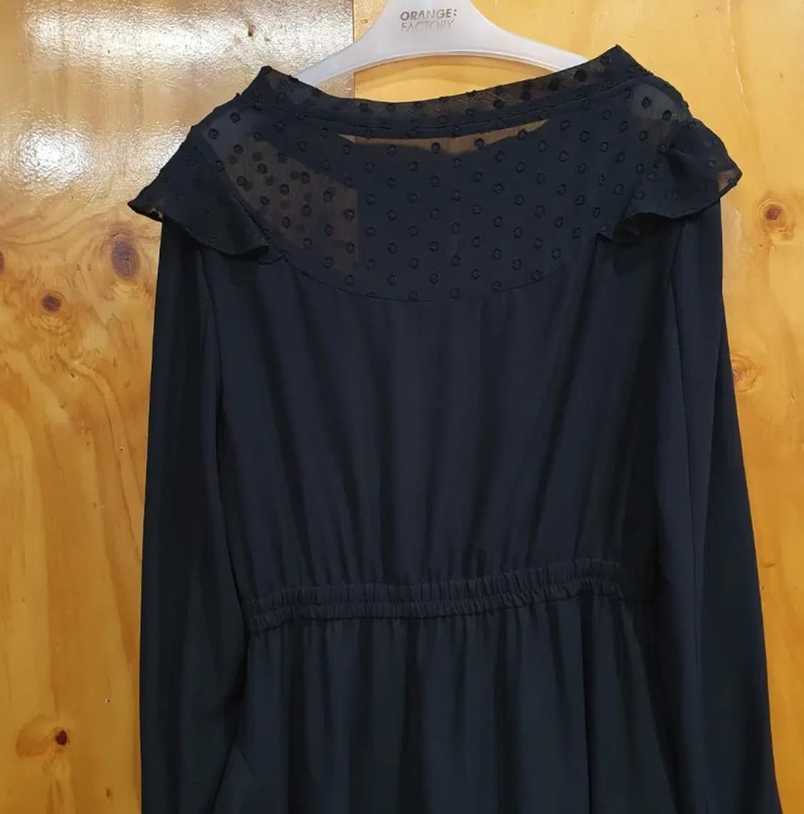 758)한섬 오즈세컨 시스루 원피스 상품이미지3