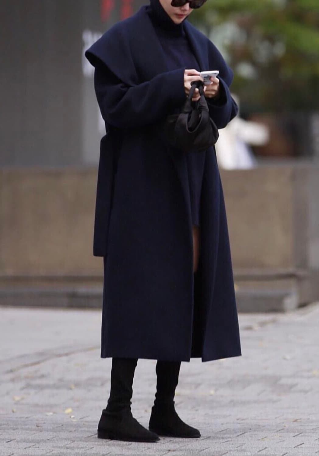 콜리로뜨 울 캐시미어 케이프 롱코트 (55) 상품이미지1