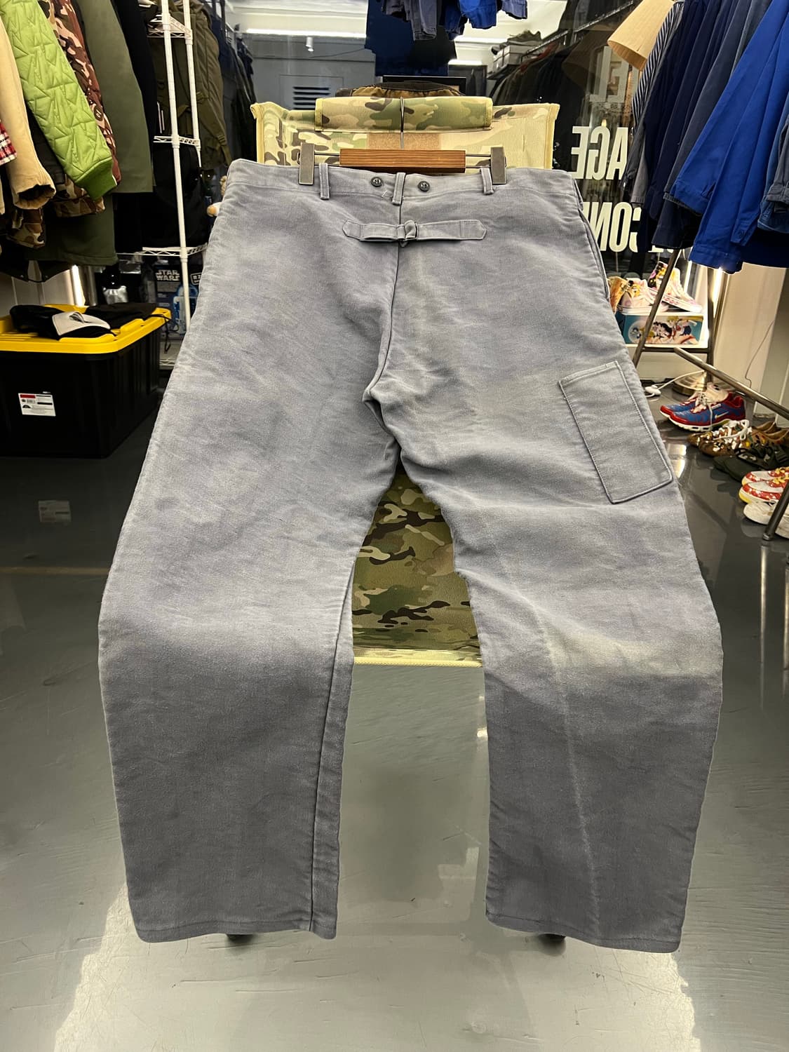 SUN FADED VINTAGE MOLESKIN 그레이몰스킨워크팬츠 상품이미지2